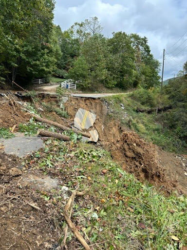 Destruction near the Echo Lake neighborhood