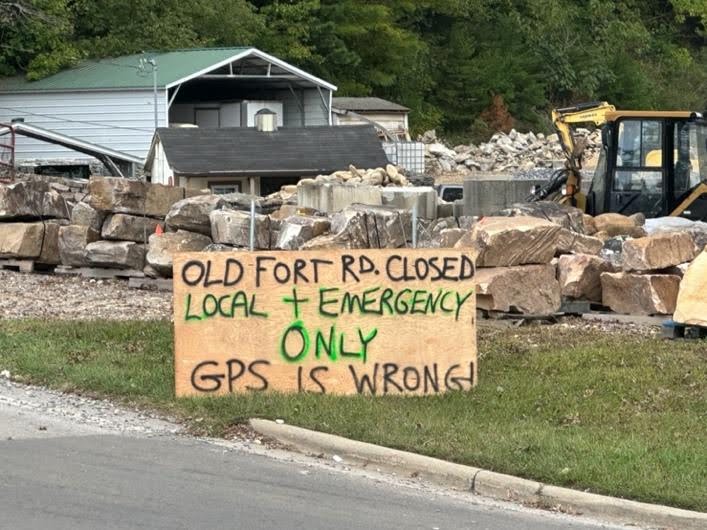 Road Closed Signage
